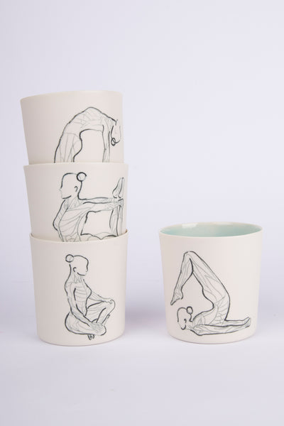 Om Mug Set Light Green