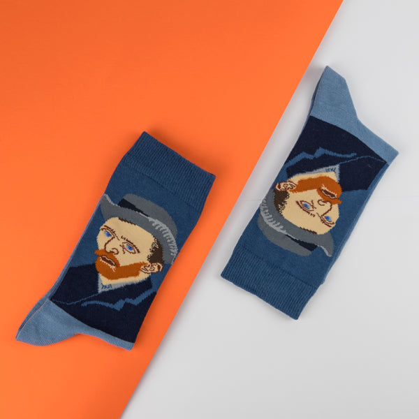 Van Gogh Portrait Socks