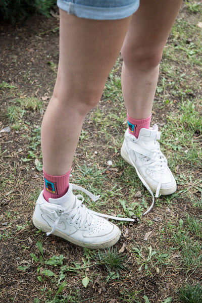 Cactus Socks - Pink