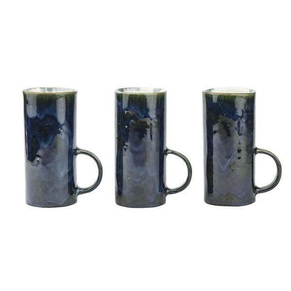 blue and green metalic coloured handcrafted mug