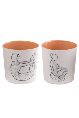 Om Mug Set Orange